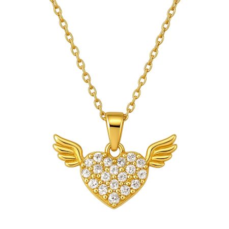 18K Gold Plated Classic Pearl Earring Necklace Set